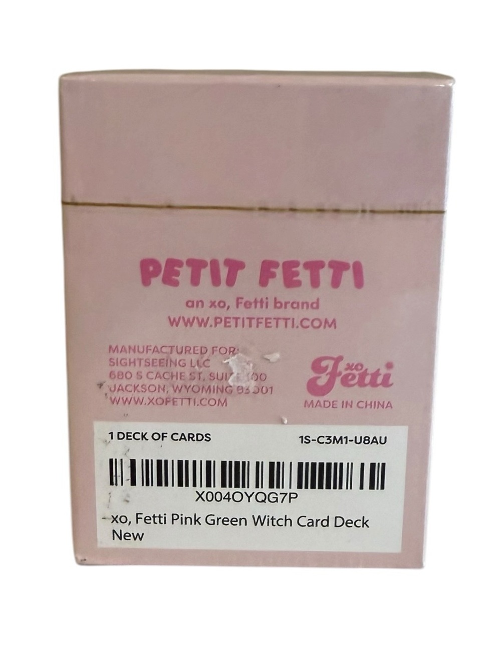 NEW PETIT FETTI Pink Goes Good With Green Wicked Collectible Playing Card Set - Picture 5 of 6